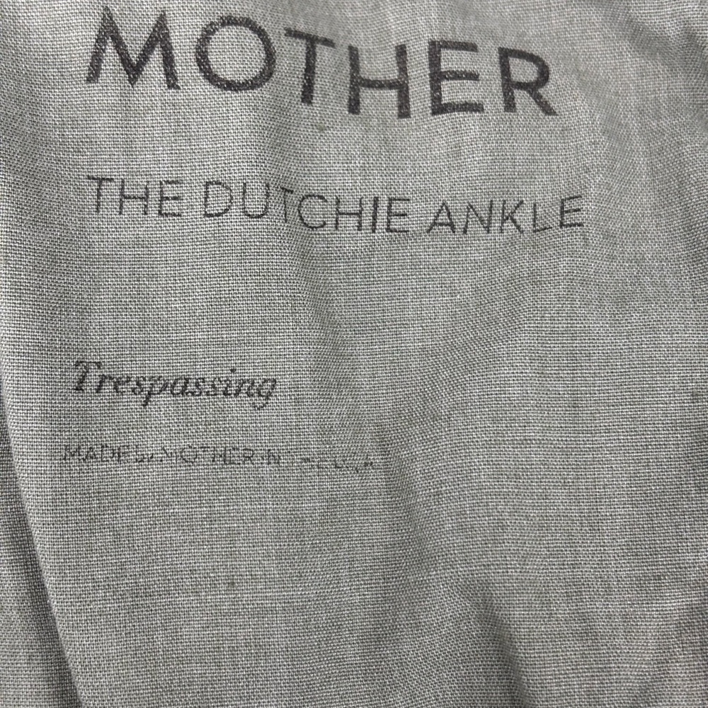 Mother | The Dutchie Ankle | Color/Trespassing | Size‎ 25 - Picture 9 of 9
